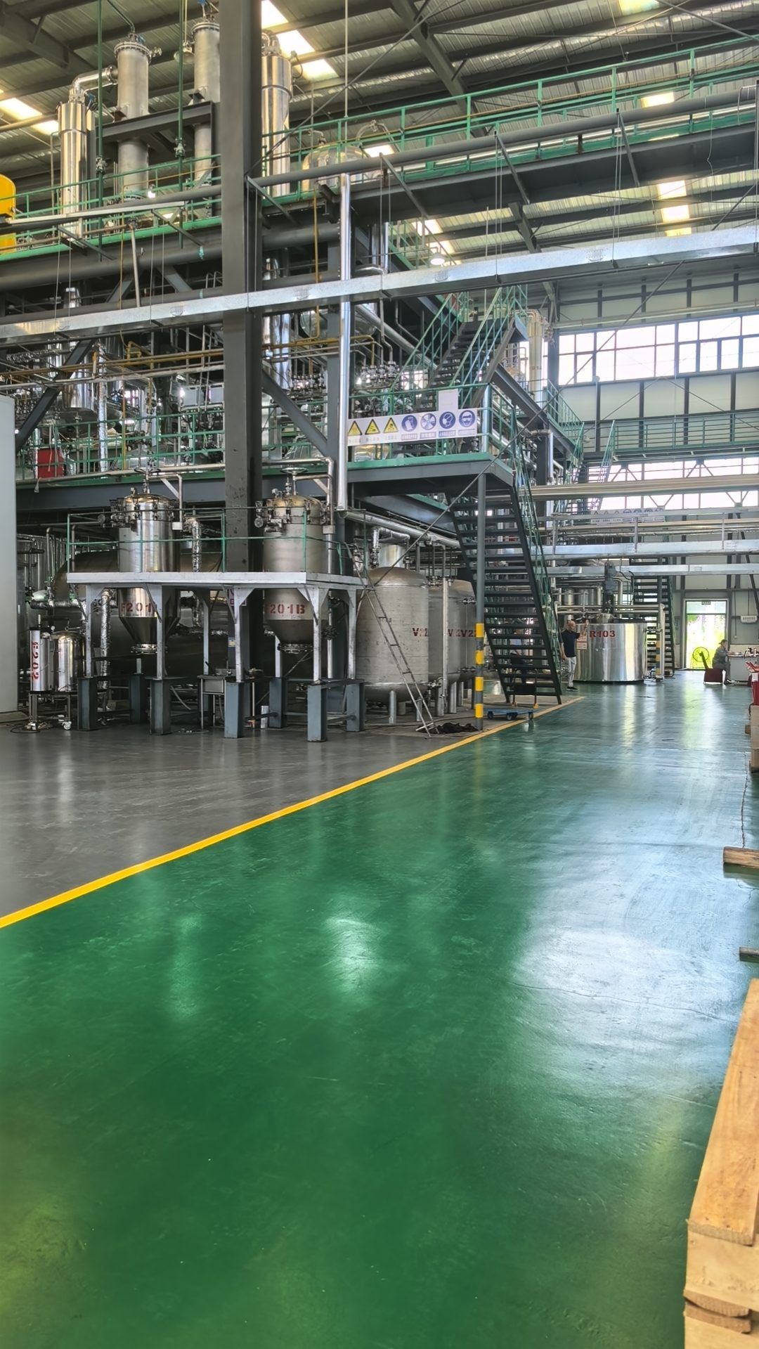 MCT factory production hall interior MCT factory production hall interior