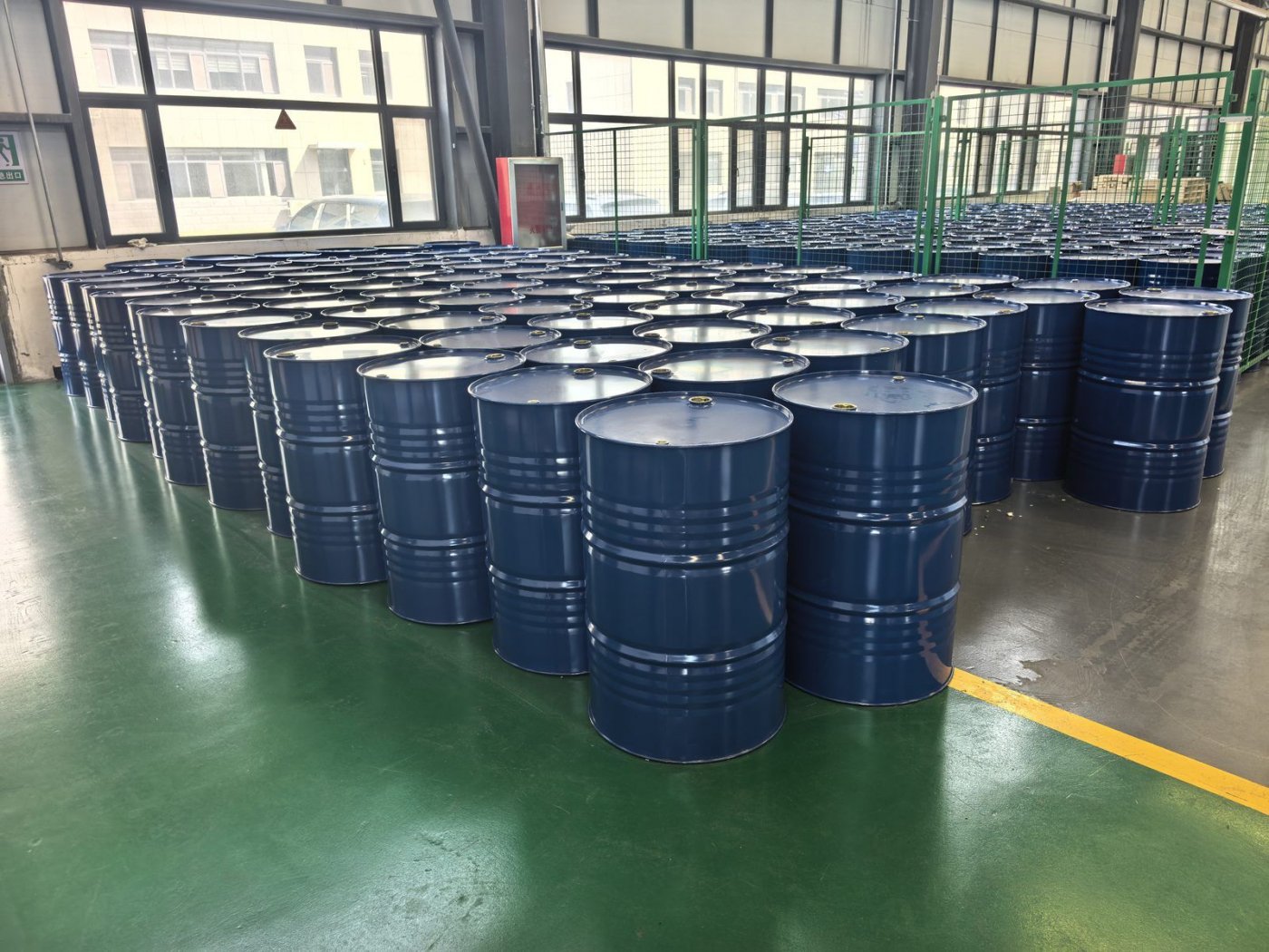 Finished goods warehouse of MCT oil plant Finished goods warehouse of MCT oil plant