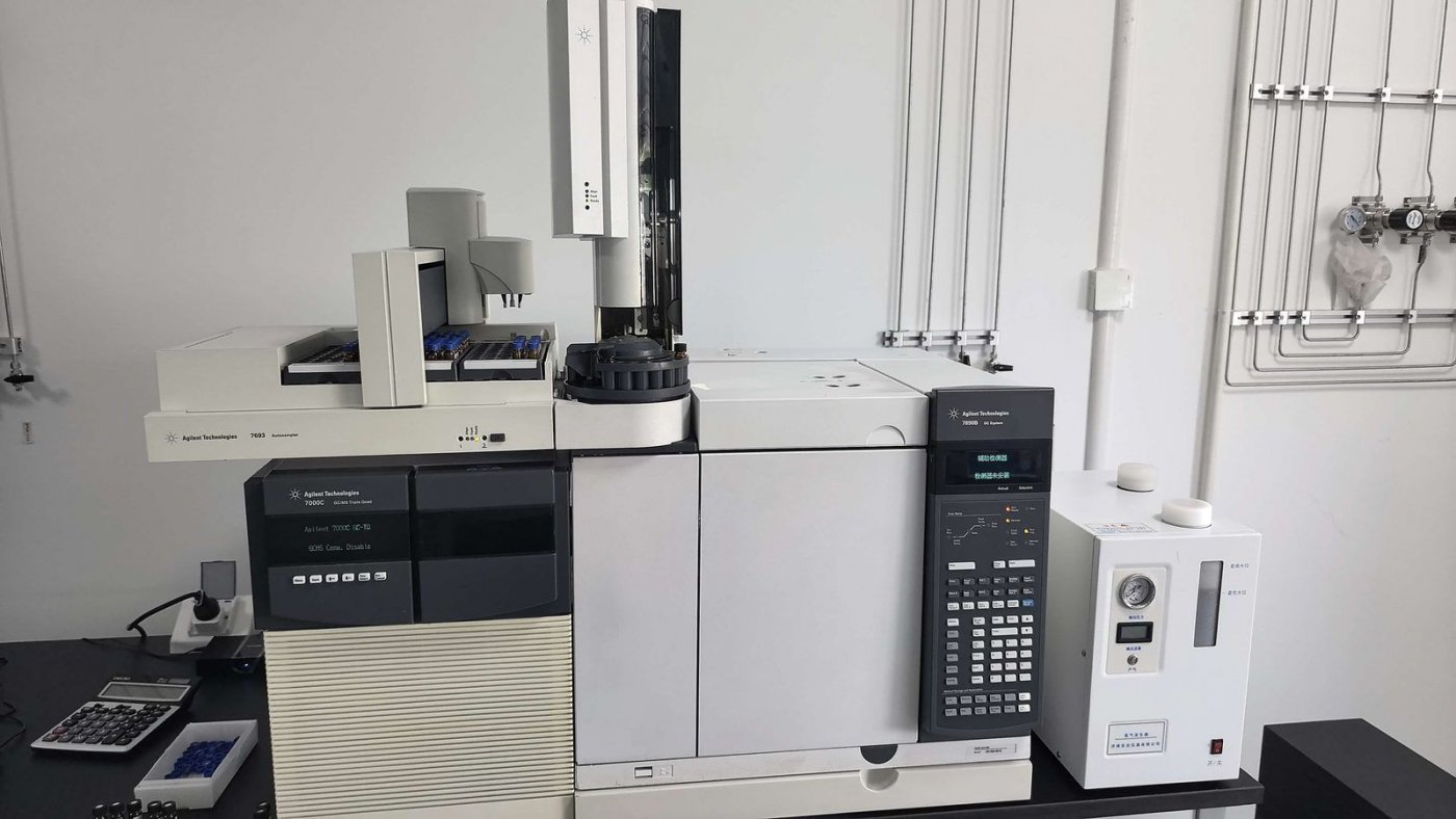 Agilent 7890B GC and 7693A autosampler in the Nametai Biotechnology quality control laboratory